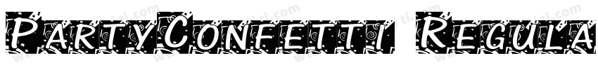 PartyConfetti Regula字体转换